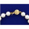 Image 2 : Vintage Akoya Pearl Bracelet with Gold Clasp