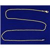 Image 1 : 16 Inch Rope Style Neck Chain in 14k Gold