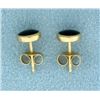 Image 2 : Onyx Stud Earrings