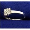 Image 2 : Nine Diamond Ring in 14k White Gold
