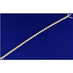 1/2 ct TW Diamond Tennis Bracelet in 14k White Gold