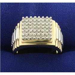1ct TW Diamond Jubilee Rolex Style Band Ring