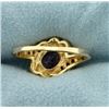 Image 4 : 14k Amethyst and Diamond Ring