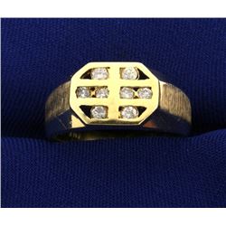 Contemporary 1/4 ct TW Diamond Ring