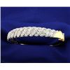 Image 2 : 5 Carat Diamond Bangle Bracelet