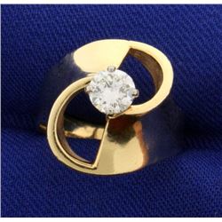 1/2 ct Solitaire Designer Diamond Ring