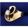 Image 2 : 1/2 ct Solitaire Designer Diamond Ring