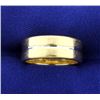 Image 1 : 14K Yellow & White Gold Band