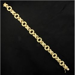 Gold X's & O's Bracelet
