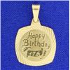 Image 1 : "Happy 17th Birthday" Pendant