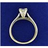 Image 3 : .8ct Princess Cut Solitaire Engagement Ring