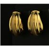 Image 2 : Large Hollow Gold Earrings