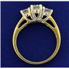 Image 3 : 1ct TW Three Stone Diamond Ring