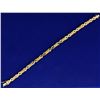 Image 1 : Italian Made 7 Inch "X" Link Designer Bracelet in Yellow Gold