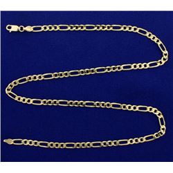 18 Inch Figaro Style Neck Chain