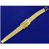 Image 2 : Vintage Solid 14k Gold Christian Geneve Woman's Watch