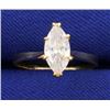 Image 1 : 1ct Marquise Solitaire Engagement Ring
