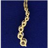 Image 4 : 1.8ct TW Diamond Journey Pendant with Chain