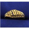 Image 1 : Vintage Dome Style Ring in 14k Gold