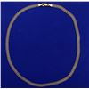 Image 1 : Designer 18 Inch Double Circle Link Neck Chain in 18k Gold