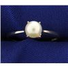 Image 1 : Solitaire 6mm Pearl Ring