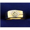 Image 1 : White and Yellow Gold Diamond Band Ring