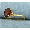 Image 2 : Garnet and Diamond Ring