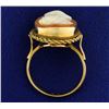 Image 3 : Cameo Ring in 14k Gold