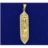 Image 1 : 1/2 ct TW Diamond Royal Princess Cruise line Pendant