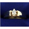 Image 1 : 1/3ct Marquise Solitaire Diamond Engagement Ring