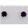 Image 1 : Amethyst Stud Earrings