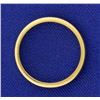 Image 2 : Thin 18k Yellow Gold Wedding Band