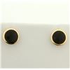 Image 1 : Onyx Stud Earrings