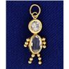 Image 1 : Child Charm in 14k Gold