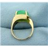 Image 4 : 5ct Natural Jade Ring in 14k Gold