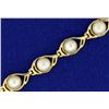 Image 2 : Cultured Pearl Bracelet in 14k Gold