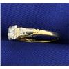 Image 2 : 1/4ct TW Vintage Diamond Ring
