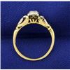 Image 3 : 1/4ct TW Vintage Diamond Ring