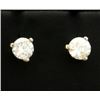 Image 1 : .4ct Total Weight Diamond Stud Earrings