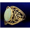 Image 2 : Vintage Natural Opal Ring in 14k Gold