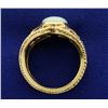 Image 3 : Vintage Natural Opal Ring in 14k Gold