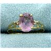 Image 1 : Amethyst and Diamond Ring
