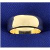 Image 1 : Women's Wide Wedding Band Ring in 14k Yellow Gold