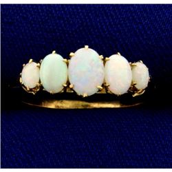 Natural Opal Ring in 14k Rose Gold