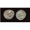 Image 1 : Lucius Verus (161-169 AD) & wife Lucilla. AR Denarius (2 Pcs)