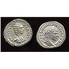 Image 1 : Caracalla (198-217 AD) & wife Plautilla. AR Denarius (2 Pcs)