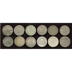 Lot of 22 French 4 sols