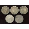 Image 1 : Lot of 5 French 1/12 Ecu,