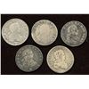 Image 2 : Lot of 5 French 1/6 Ecu.
