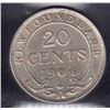Image 2 : 1904H Newfoundland Twenty Cents